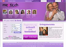 Meetic - Kontaktanzeigen, Singleb�rse, chatten, Beziehung in der Schweiz